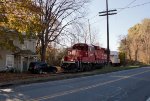 CP 2257 Leads D13 Along Rt. 254 in Hudson Falls 